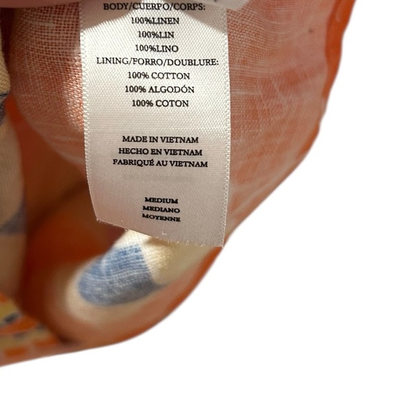 RAILS Octavia linen midi Dress | boho retro Flower Power sundress Sz Medium - Picture 7 of 7